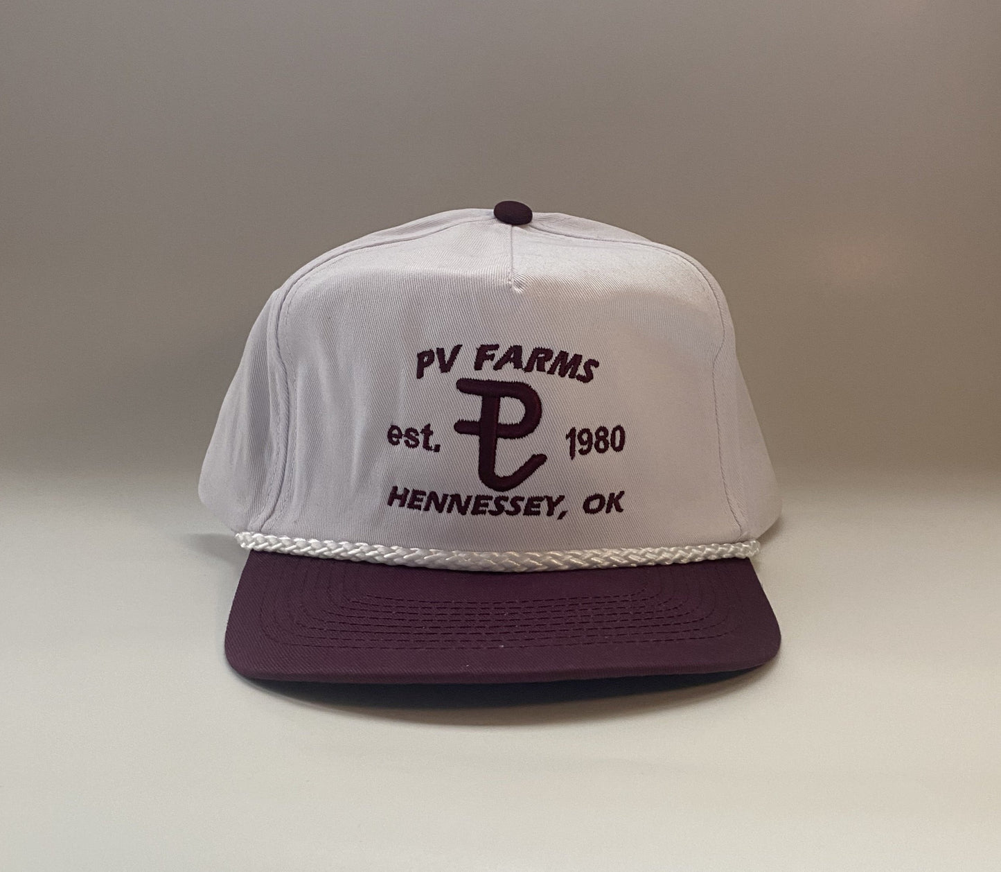"The Retro Maroon and White"
