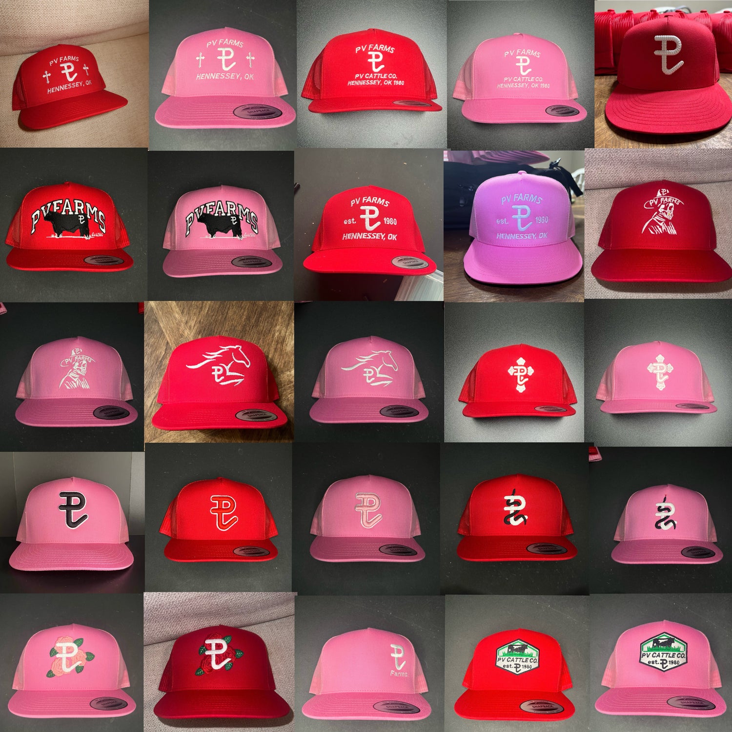 Pink & Red Hat drop!