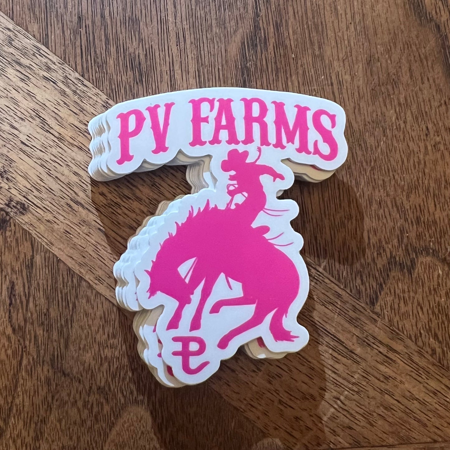 PV girl Pink sticker