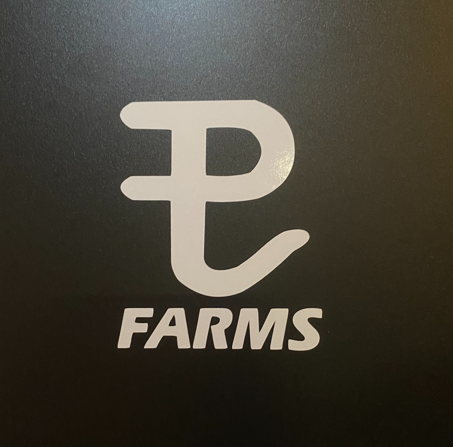 White PV Farms 3 inch sticker