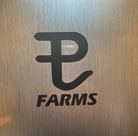 Black PV Farms 3 inch sticker